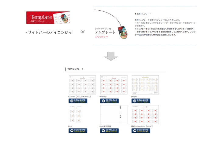 手づくりプランテンプレート