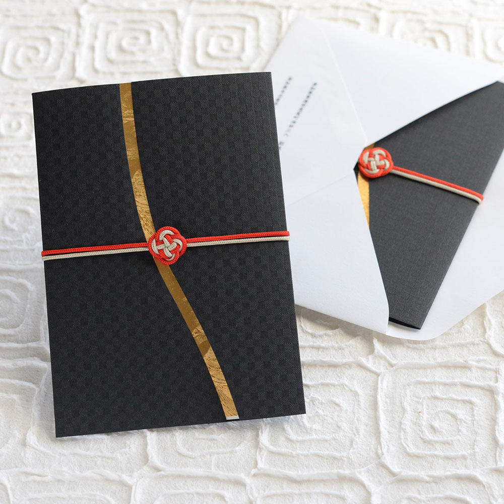 musubiシリーズ　招待状　黒